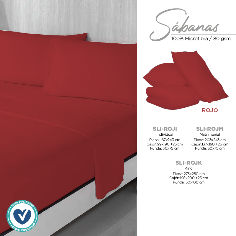 Sabanas Lisas en Microfibra - Decoración de Hogar Costa Rica