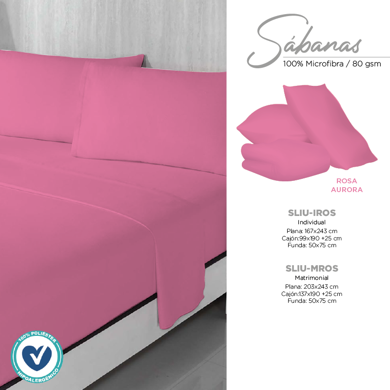 Sabanas Lisas en Microfibra - Decoración de Hogar Costa Rica