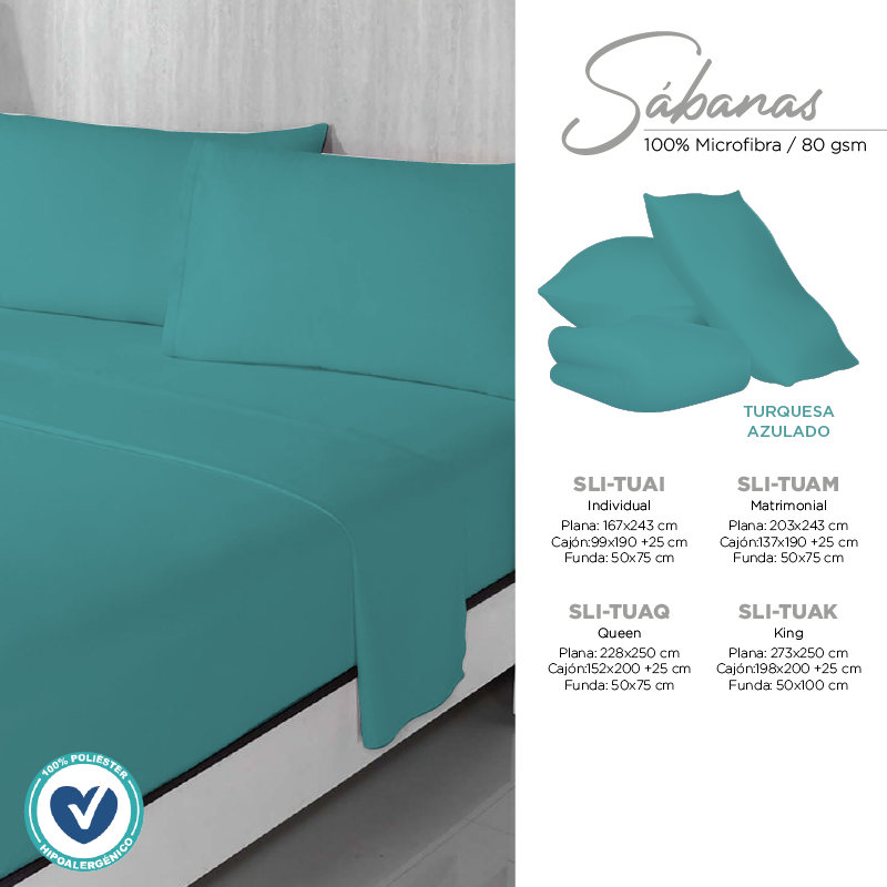 Sabanas Lisas en Microfibra - Decoración de Hogar Costa Rica